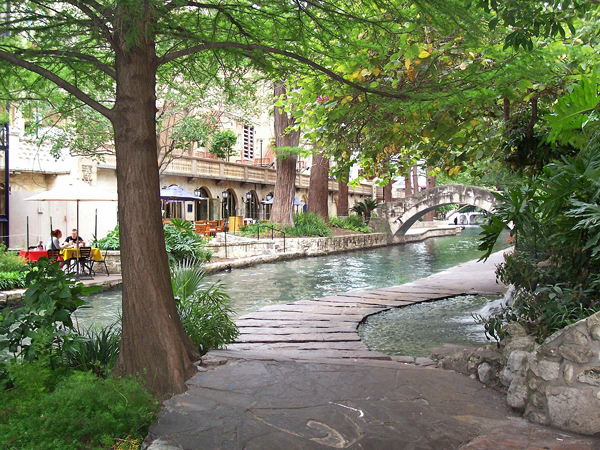  San Antonio River Walk in the Texas Hill Country