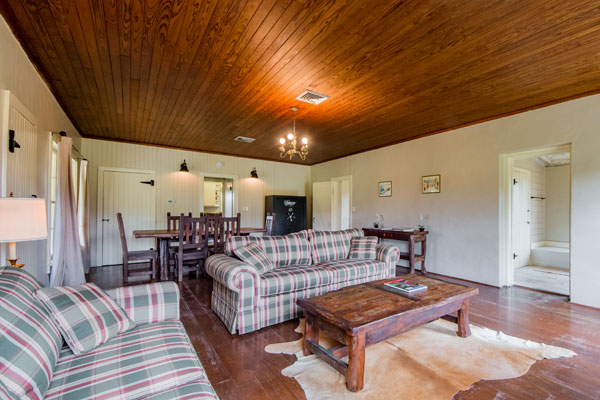 Cottonwood Lodge Living Room, Pipe Creek, Texas