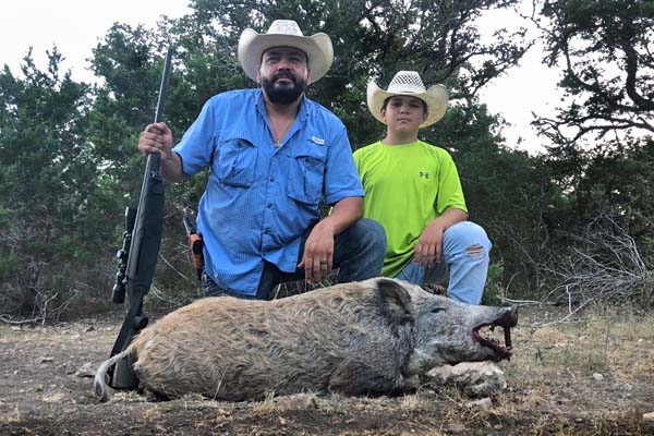 Feral Hog Hunt in Texas Success