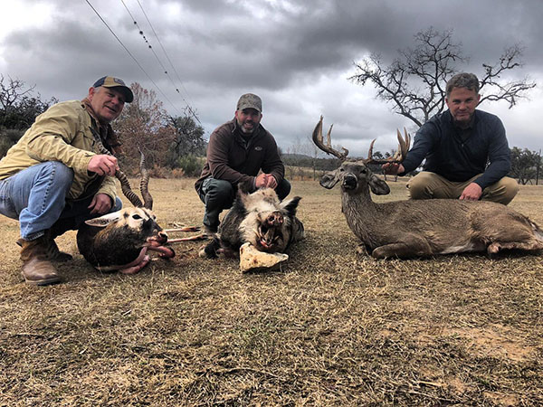 Whitetail Deer, Black Buck, and a Wild Hog Hunt